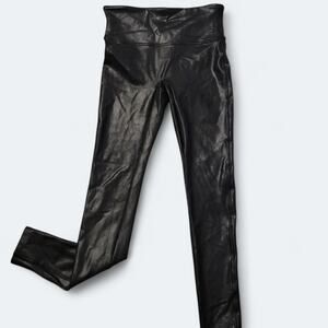 SPANX Faux Leather Leggings Womens Size S